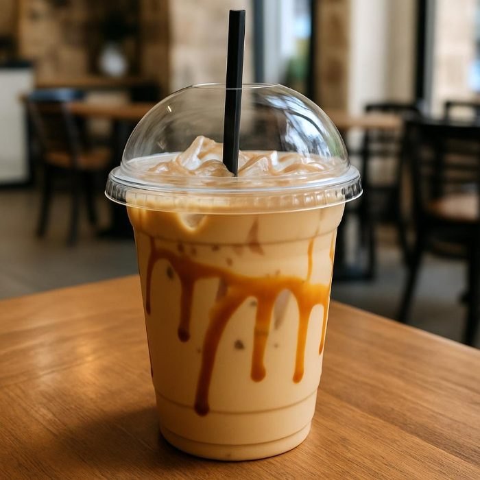 Iced latte flavored